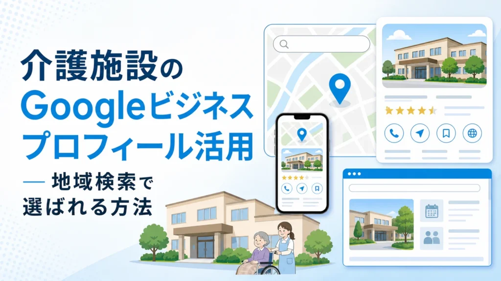 介護施設のGoogleビジネスプロフィール活用 ― 地域検索で選ばれる方法